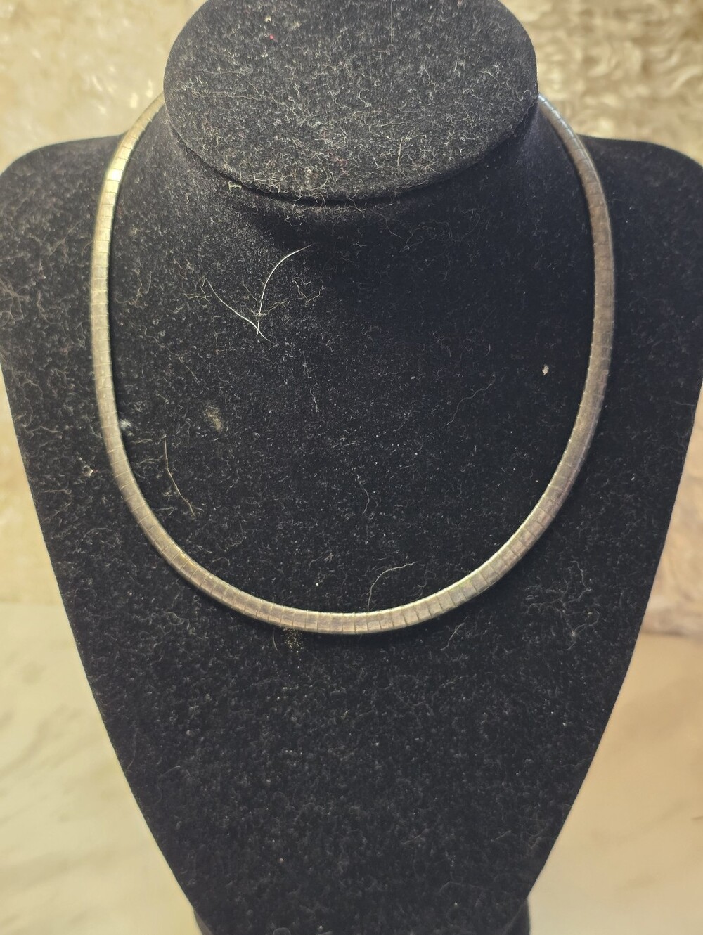 925 Classic Silver- Tone Herringbone Necklace for Women